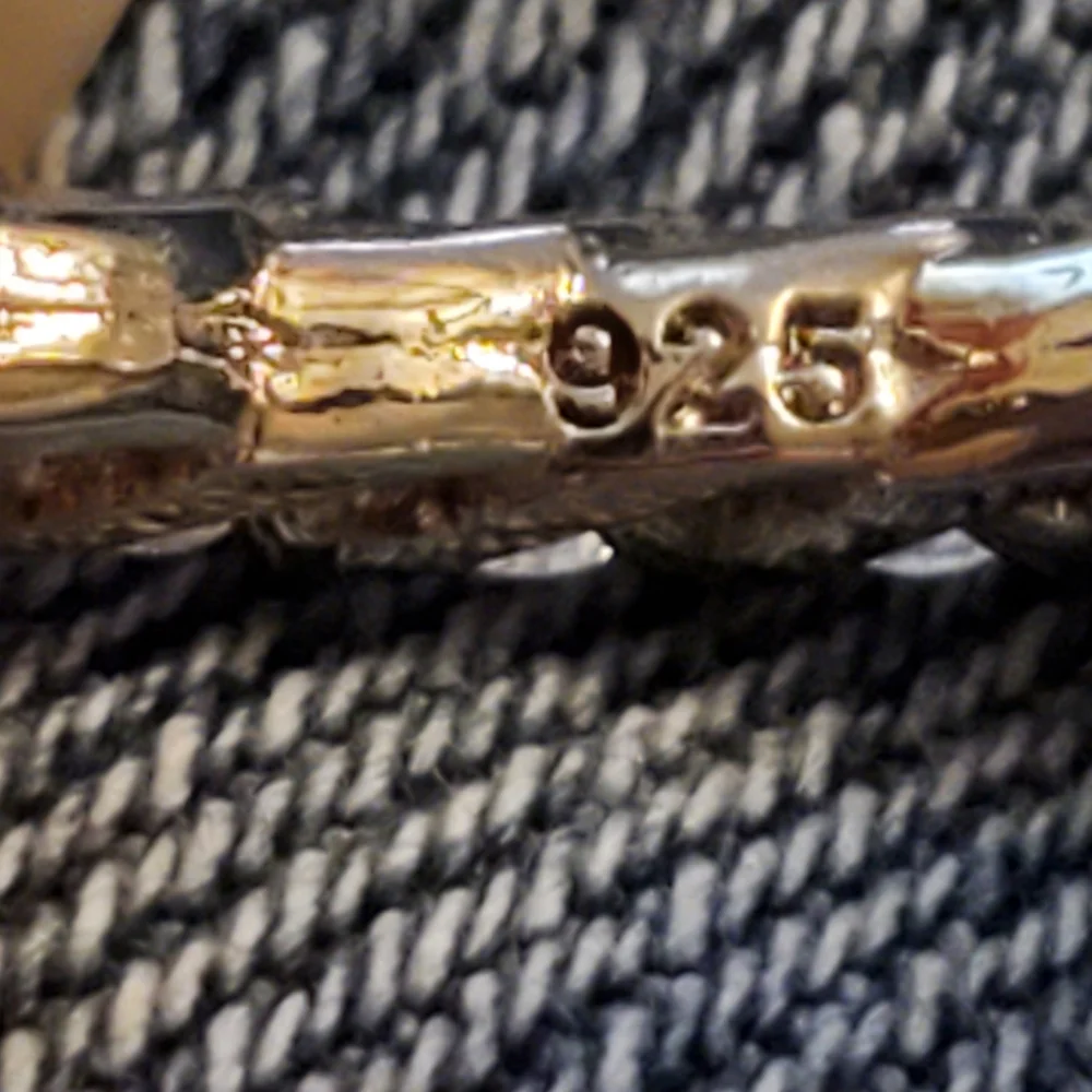 925 sterling silver princess cut diamond cz eternity ring